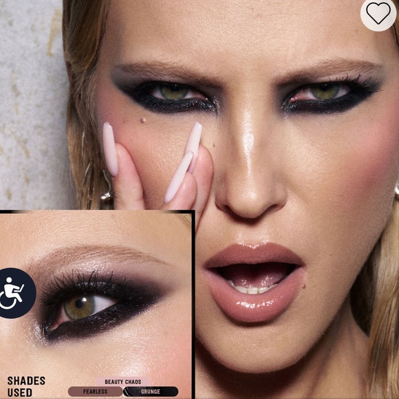 Huda Pretty Grunge Eyeshadow Palette shades every day & night glam-grunge hot af - Picture 8 of 14